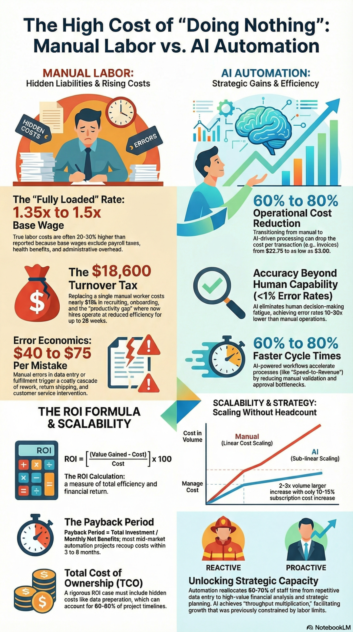 Manual Labor vs. AI Automation