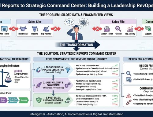 From Siloed Reports to Strategic Command Center: Building a Leadership RevOps Dashboard