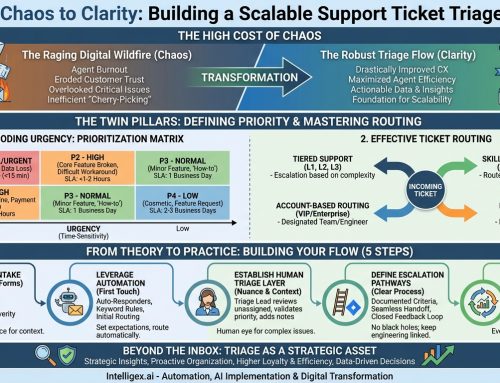 From Chaos to Clarity: How to Build a Support Ticket Triage Flow That Scales